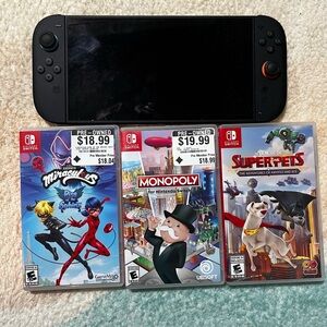 Nintendo Switch2 Console with Black Joy-Cons and Game Bundle